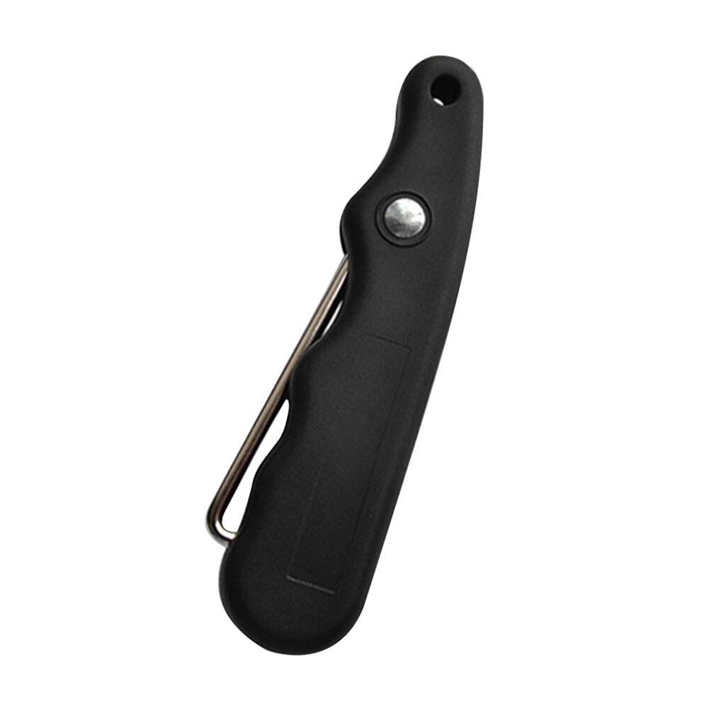 Extractor de patines de encaje, Tensor plegable para figuras de Patinaje con gancho extendido, práctico, deportivo, duradero, para Hockey sobre hielo, mango negro