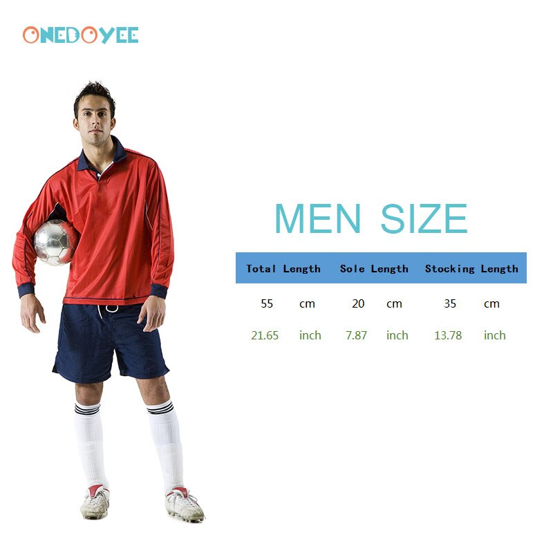 Onedoyee Sports Men Women Kids Football Socks Outdoor Running Soccer Socks Breathable Children Boys Stockings Socks Knee High