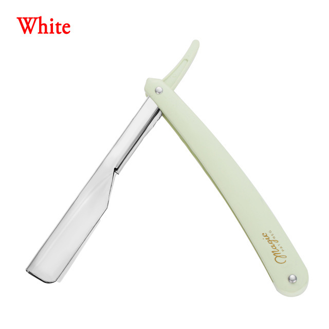 Opvouwbare Draagbare Handmatige Scheermes Kappers Voor Beginners Geschikt Voor Vrouwen Wenkbrauw Scheermes Veiligheid Scheermes Kapper Accessoires: WHITE