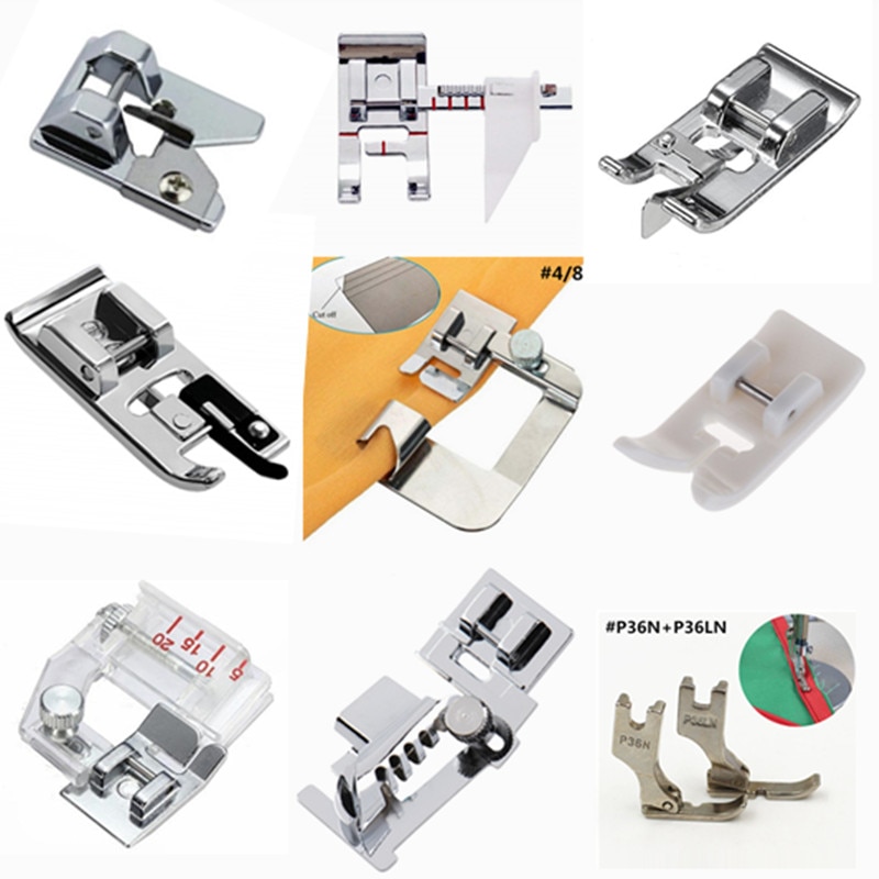 Elastische Koord Band Stof Stretch Binnenlandse Naaimachine Part Accessoires Voet Presser #9907-6 7YJ26-2