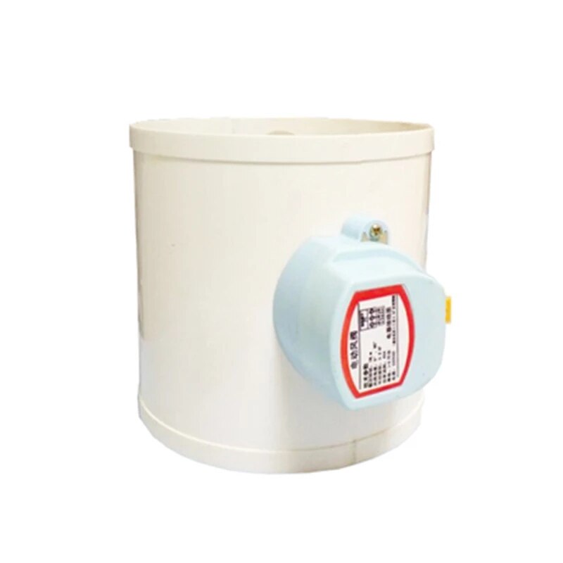 Plastic Air Damper Valve HVAC Electric Air Duct Motorized Damper for Ventilation Pipe Valve 220V 24V 12V Free Ship