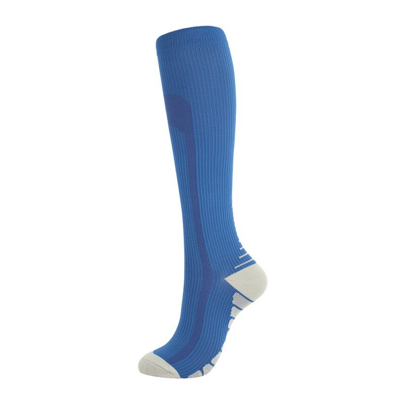 Men Women Running Socks Sports Compression Happy Tube Socks Support Nylon Unisex Outdoor Racing Pressure Stockings: 4 / L/XL