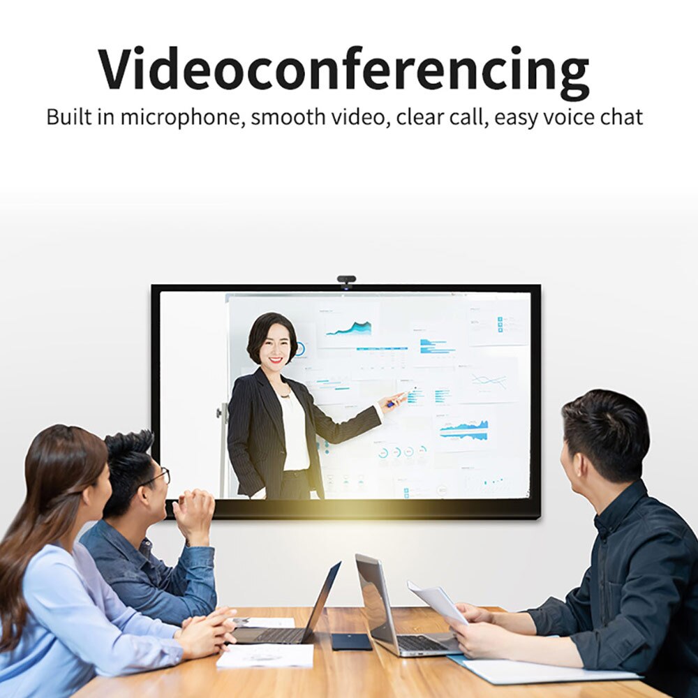 Tishric Usb Webcam 1080P Pc Web Camera Met Microfoon Usb Camera Voor Computer Webcamera Flexibele 2M Pixel Volledige hd Video Webcam