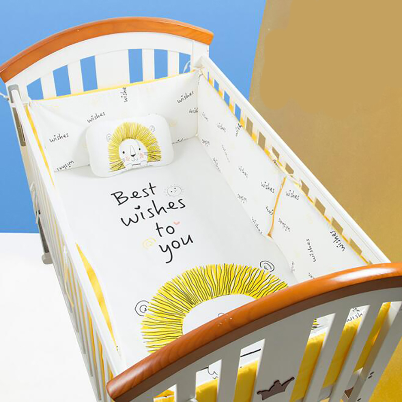 Bomuld baby seng madras dækning sengetøj madras beskyttelse dækker dyr børn lagen krybbe sengetøj bmt 078