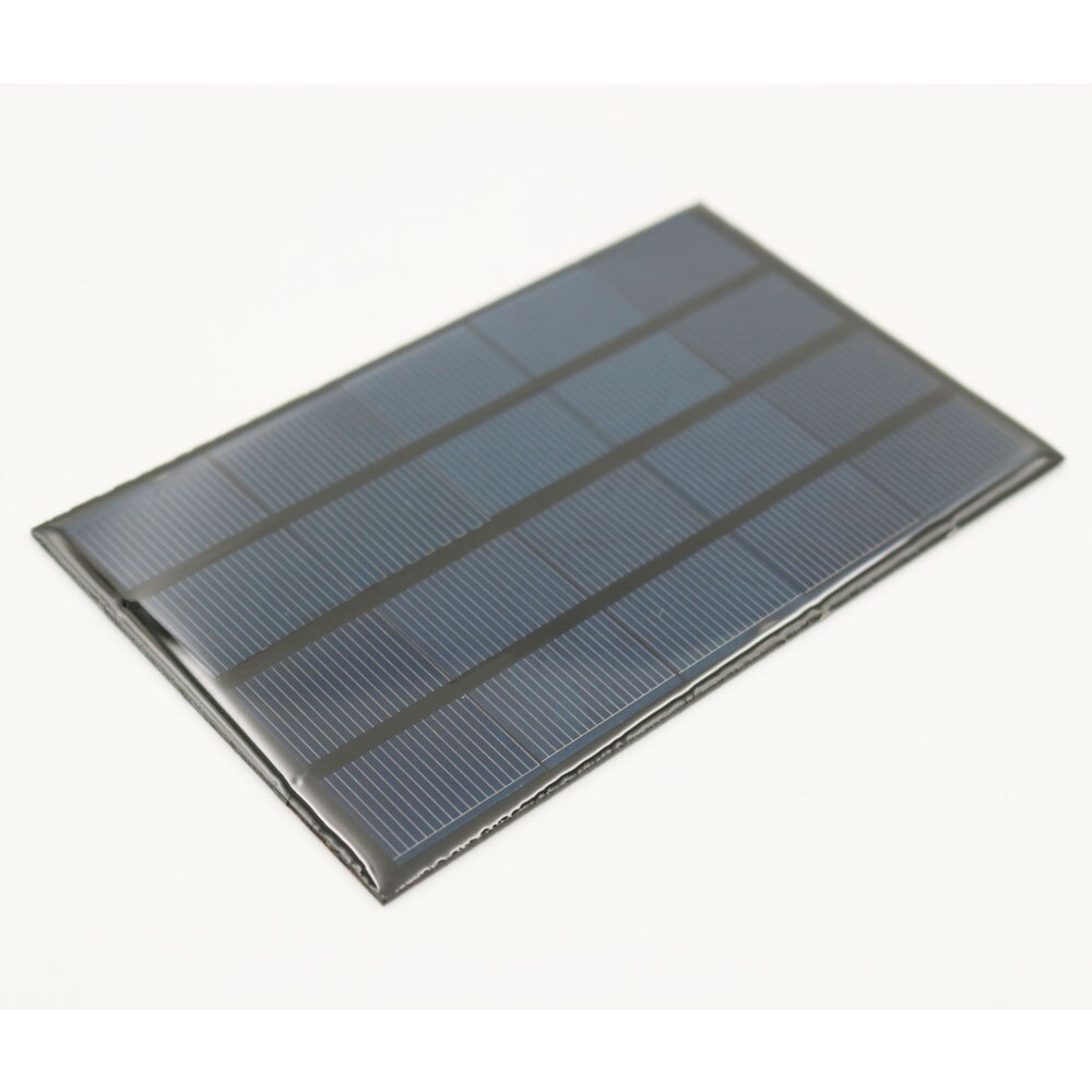 5V 2W 400mA panel solar polisilicio DIY cargador de batería pequeño mini Cable de batería solar juguete luz solar 5V