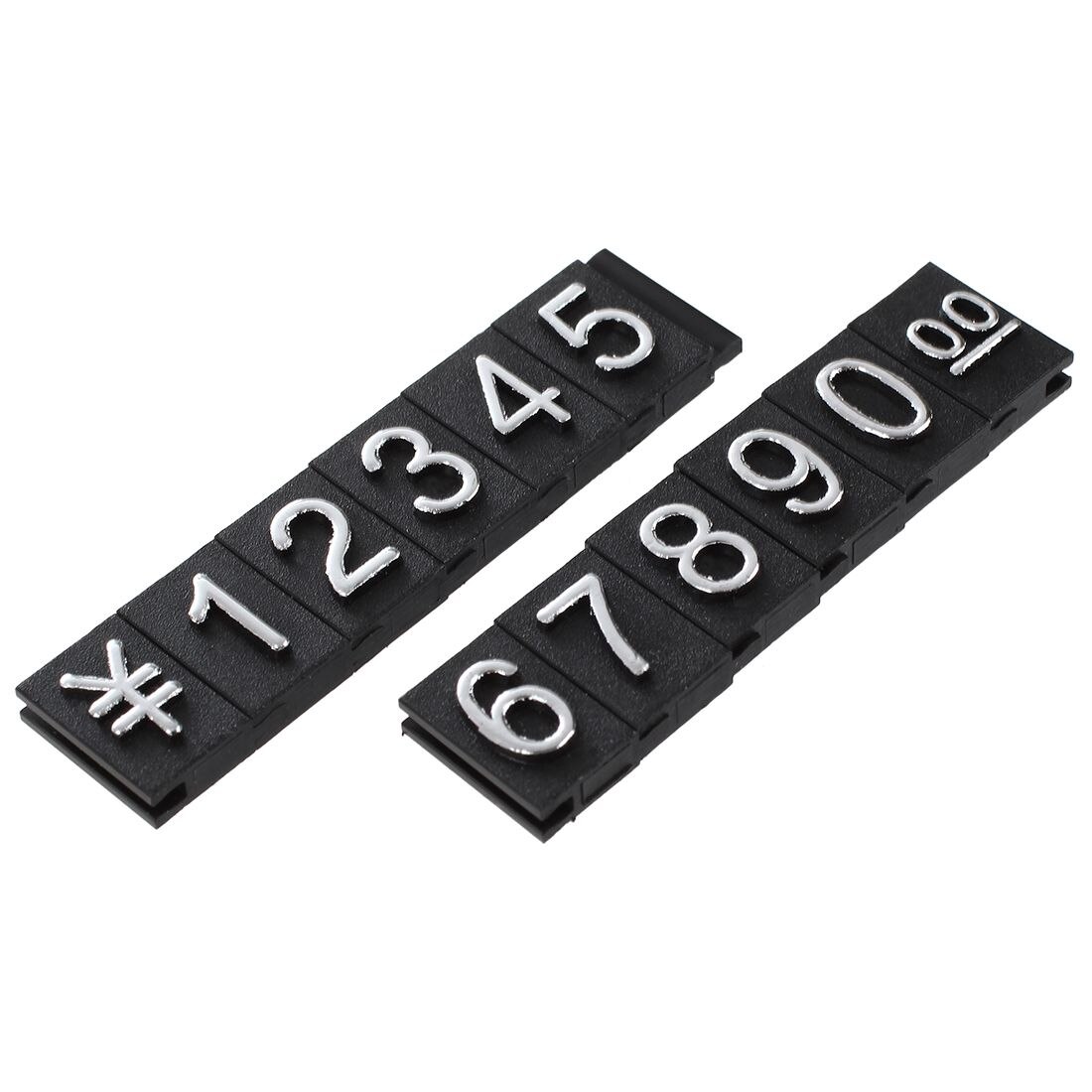 Ppyy -smykkebutik metal malet arabisk tal kombineret prisskilte 10 grupper