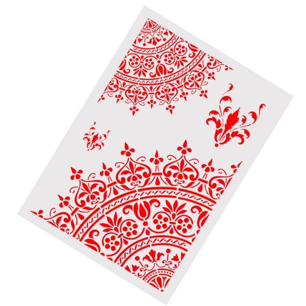 Crown DIY Layering Stencils Wall Painting Scrapbook Coloring Embossing Album Decorative Template School Office Education Supply