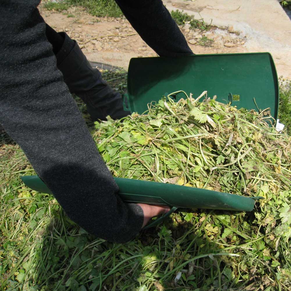 2 stk græsplæne skraldhave håndrive udendørs have bærbar stor kapacitet rengøringsværktøj til bladgribere multifunktionelt tagget