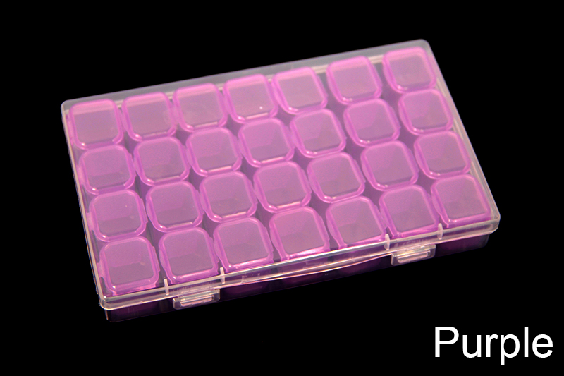 Transparent Thread Box Household Sewing Thread Storage Box Suitcase Container Craft Spool Storage Box with tools Accessories: 28p