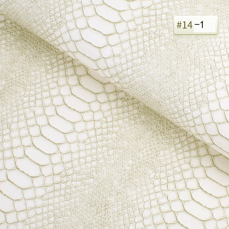 50cm*138cm PVC Snake Leather Fabric Synthetic Leather For DIY Handmade Sew Clothes Accessories Supplies: 20