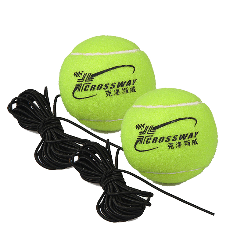 Heavy Duty Tennis Training Aids Werkzeug Partner Basis Elastische Seil 3 Bälle Praxis Selbst-Duty Rebound Tennis Trainer Sparring gerät: two balls