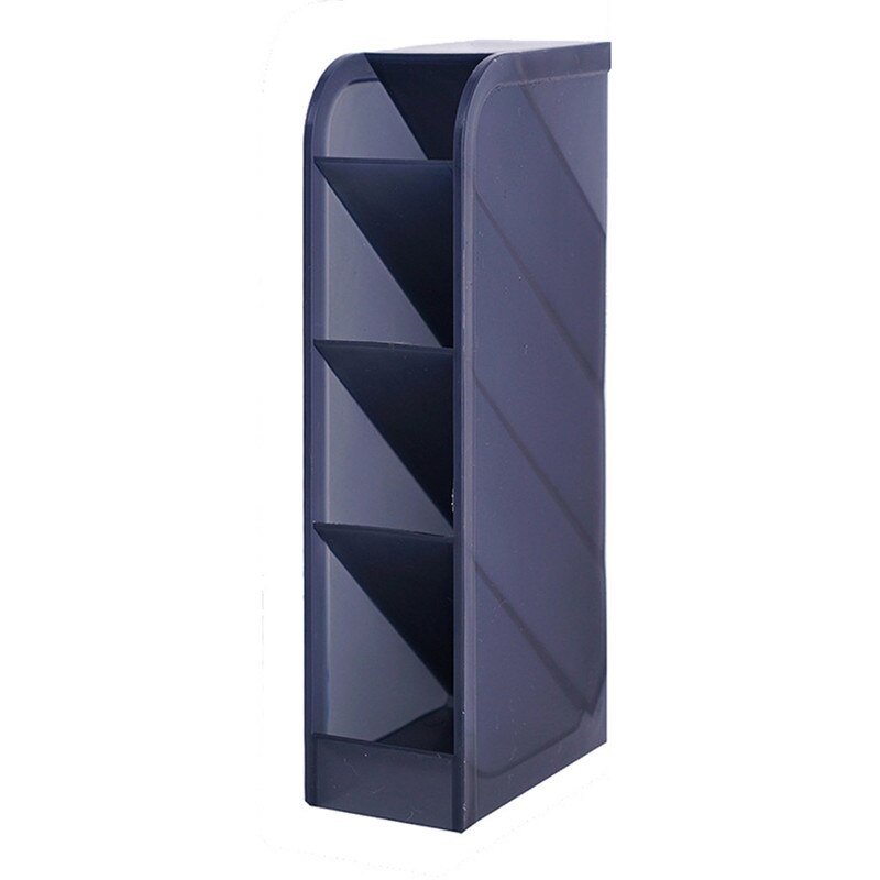 Multifunction Desktop Debris Storage Organizer Box For Pen, Makeup Brush Cajas Organizadoras De Plastico Almacenaje #hss: Black