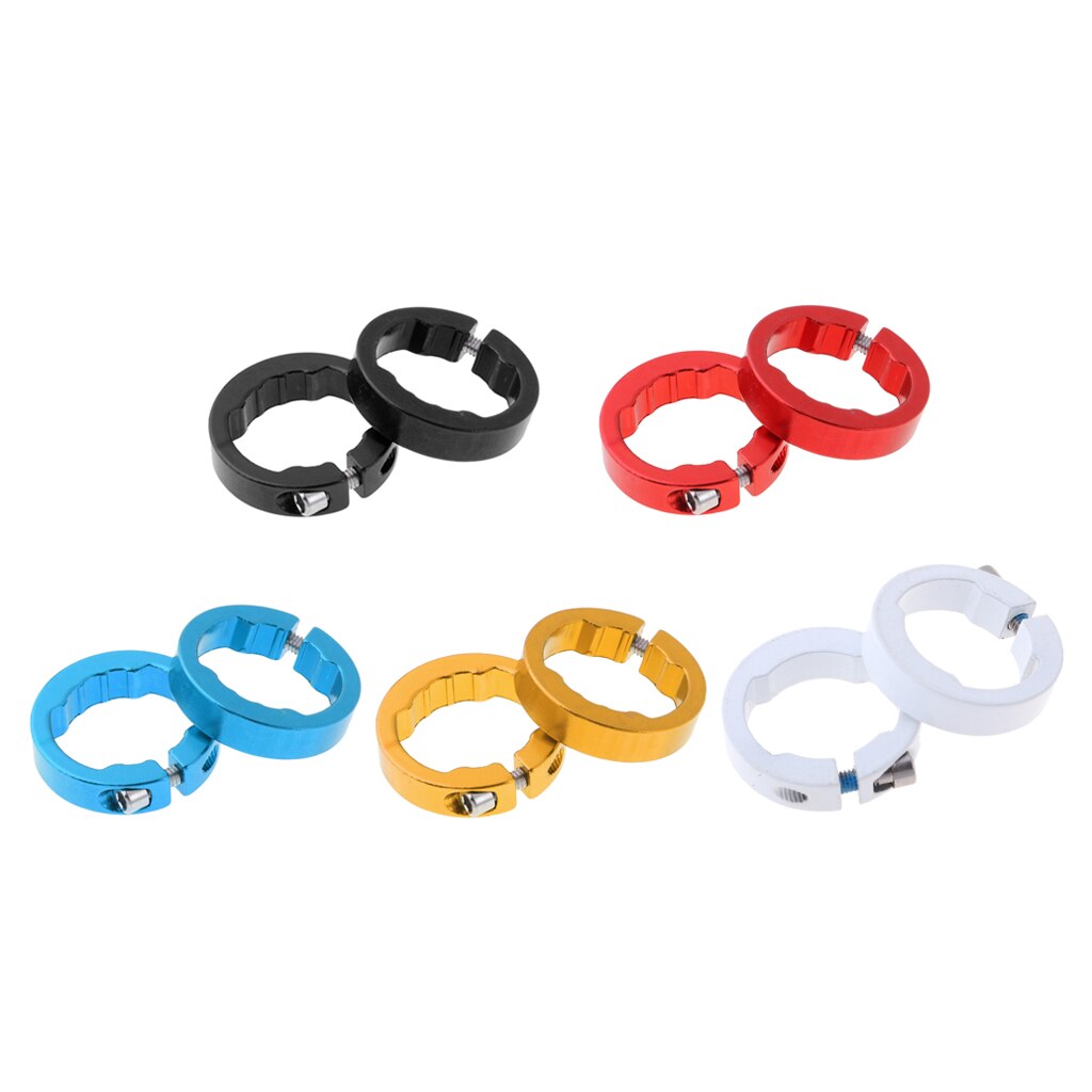 2 Pcs Lock Ring Voor Fiets Stuur Grips Locking Op Cycle Handvat Bar Cover Grips End Vaste Ringen