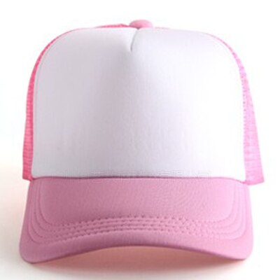 12 stks/partij Leeg Sublimatie Cap Hoed Voor Sublimatie INKT Print DIY Warmte Druk Printing Transfer: Pink