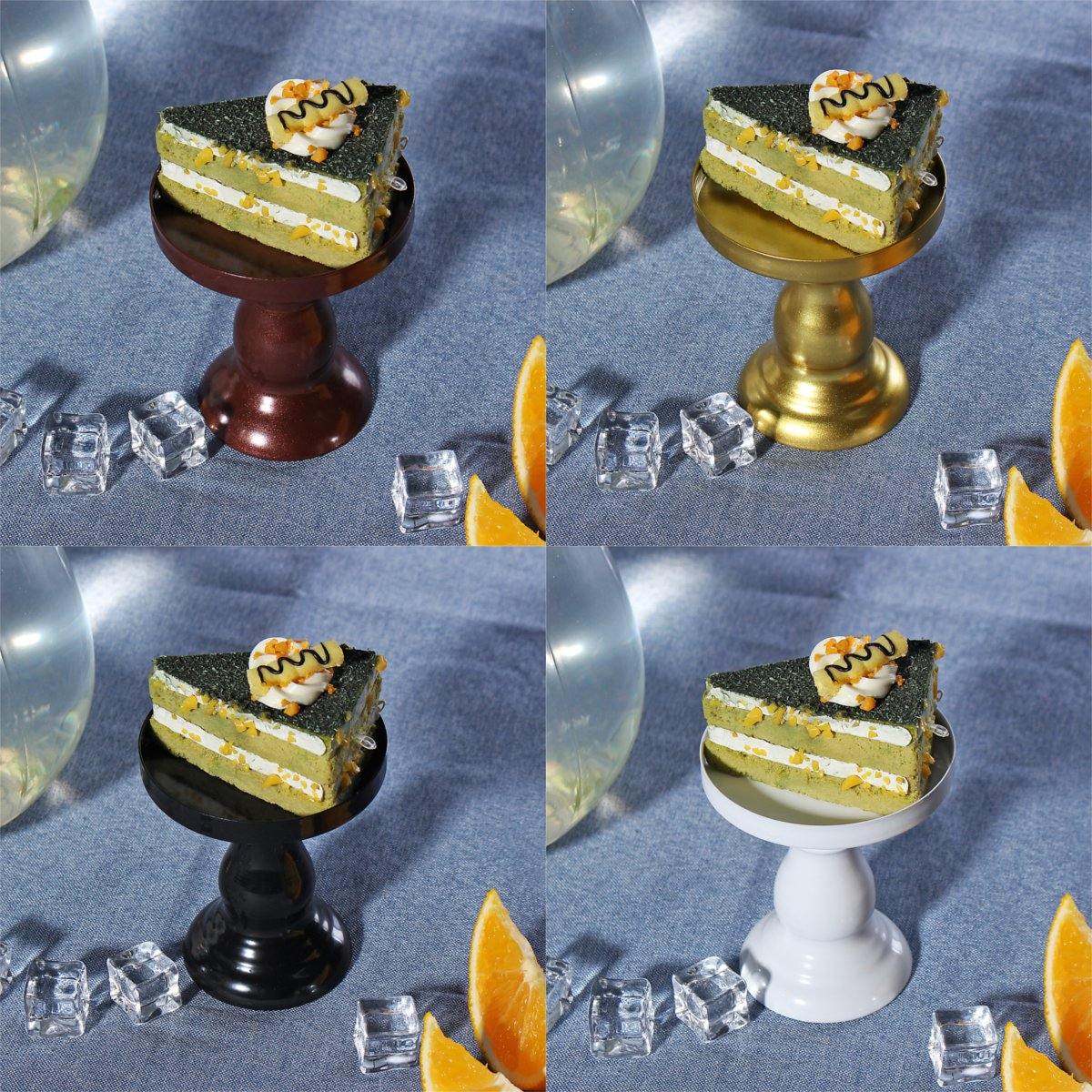 8cm mini ronde taartstandaards, bruiloftsfeest cupcake display houder, kerstversiering voor thuis, taartgereedschap, bakgerei