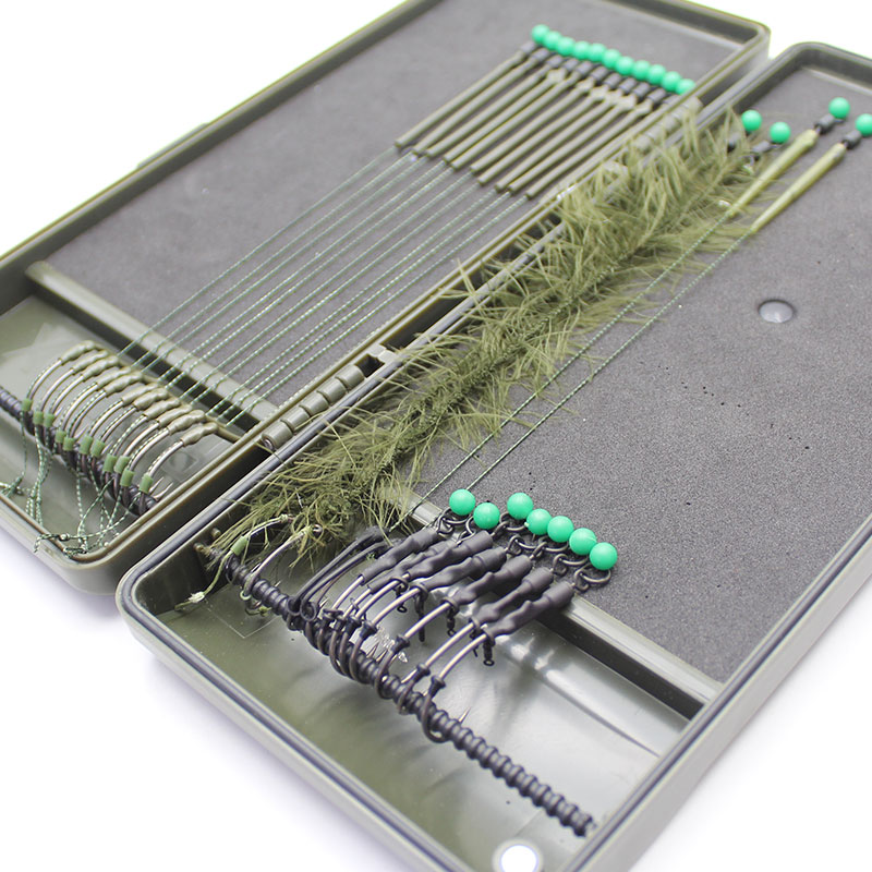 Carp Fishing Terminal Tackle Box With Rig Stop Pins For Ronnie Rig Storage Box Black Feeder Fishing Accessories Rig Case