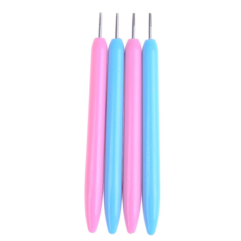 2 Pcs/Set Quilling Paper Origami Plastic Quilling Needle Slotted Tools DIY Handcraft Handmade Paper Crafts Tool Accessories