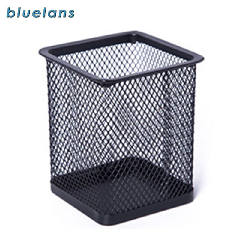 Desktop Office Mesh Metal pencil holder Pen Pencil Brush Pot Holder Storage Container Office Desk Organizer office organizer