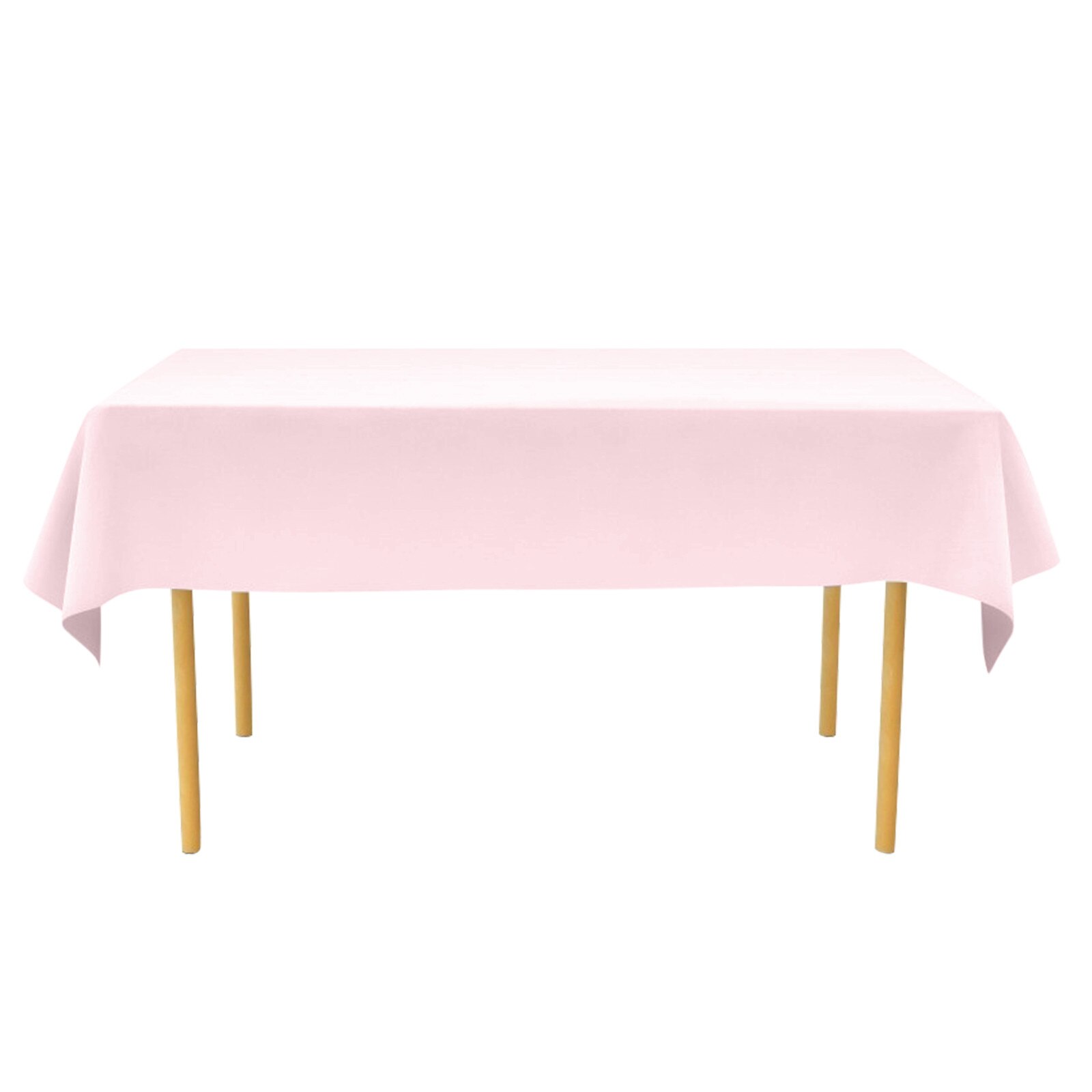 Wegwerp Tafel Covers Plastic Tafelkleden Bruiloft Verjaardag Party Wegwerp Tafel Covers Baby Douche Cover Levert 137 × 274Cm: Pink 