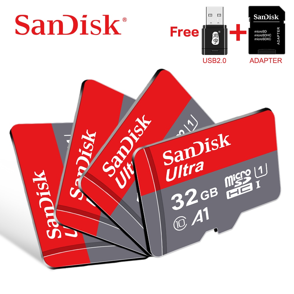 Original Sandisk Memory card 128GB 64G microsd tf card 32G 16G SDXC SDHC Micro sd card Cartao De Memoia flash card