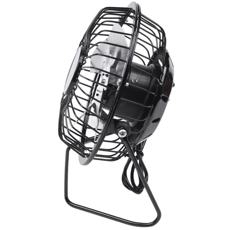 Ventilatore di ferro da pannello a energia solare da 2.5W 5V per l&#39;casa ufficio pesca di viaggio tutto&#39;aperto ventilatore di ventilazione di raffreddamento da 4 pollici Usb nuovo