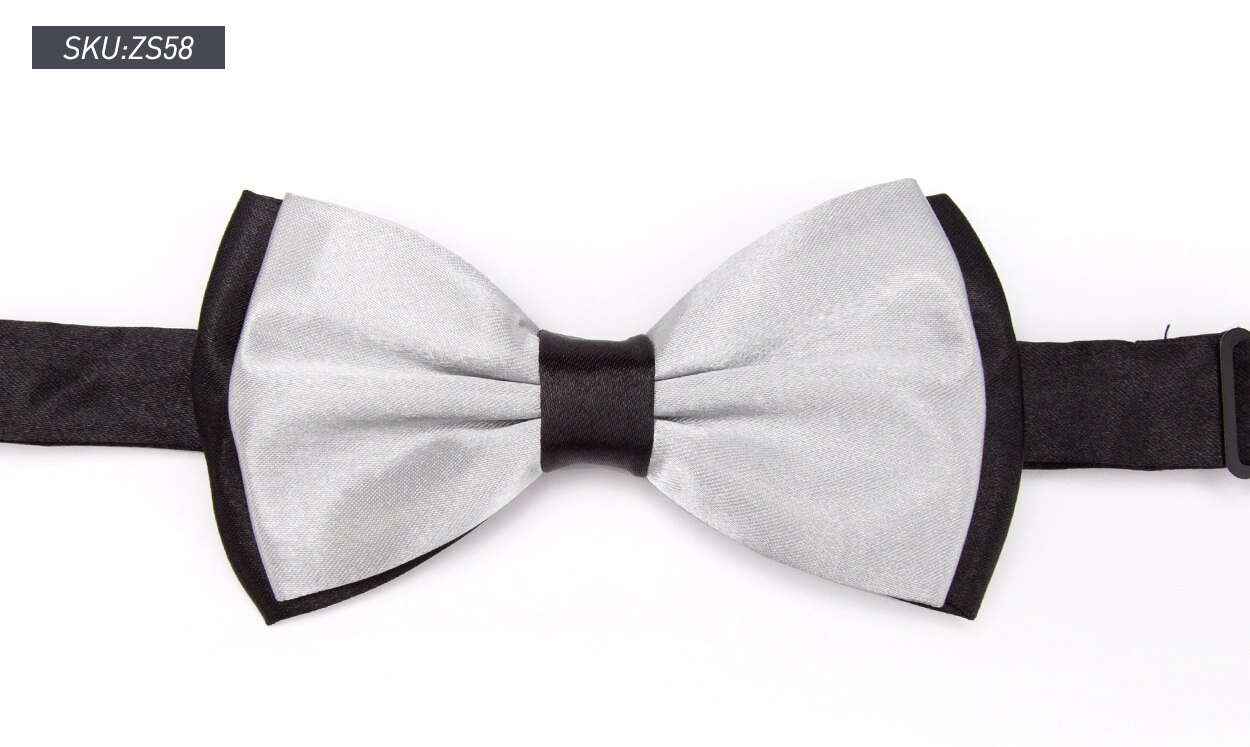 Cravate de cou pour hommes anglais | Style décontracté, Polyester, XGVOKH, smoking de mariage, cravate à nœuds papillon, accessoire: ZS58