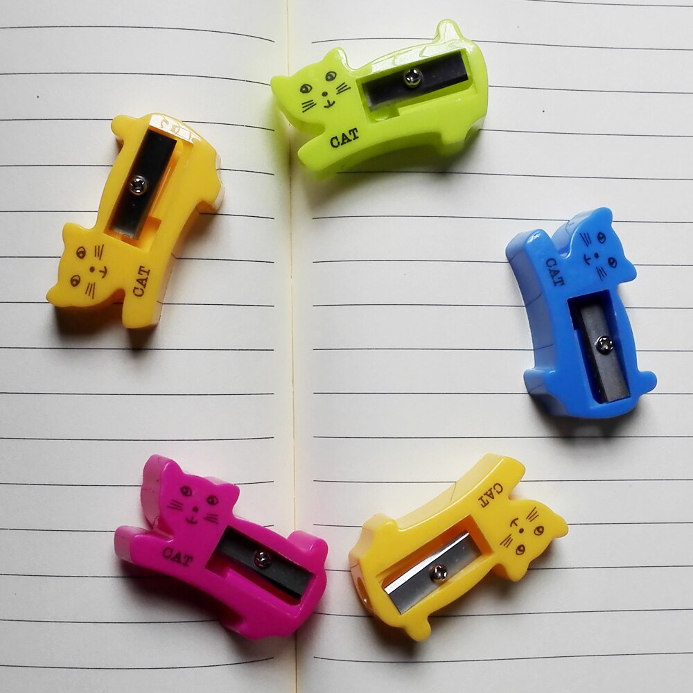 16pcs back to school Mini Kawaii Funny Owl Pencil Sharpener Desktop Stationery School Student style Random Color for