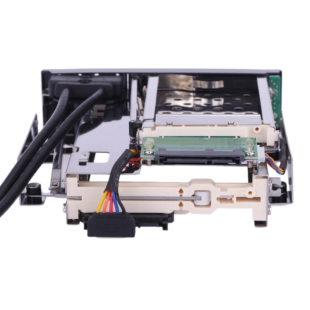 Dual bay 3.5 " +2.5 " tum sata iii hårddiskhölje hdd & ssd fack caddy case internt mobilställ med usb 3.0 port swap