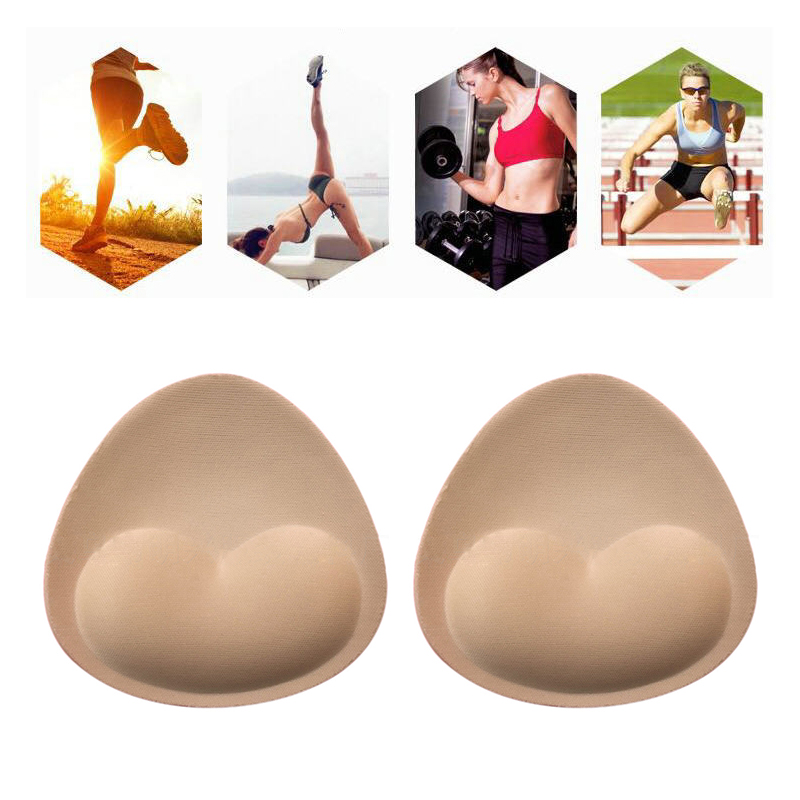 1 Paar Spons Push Up Bh Pads Set voor Vrouwen Onzichtbare Insert Badpak Bikini Borstversterkers Borst Cup Pads Accessoires