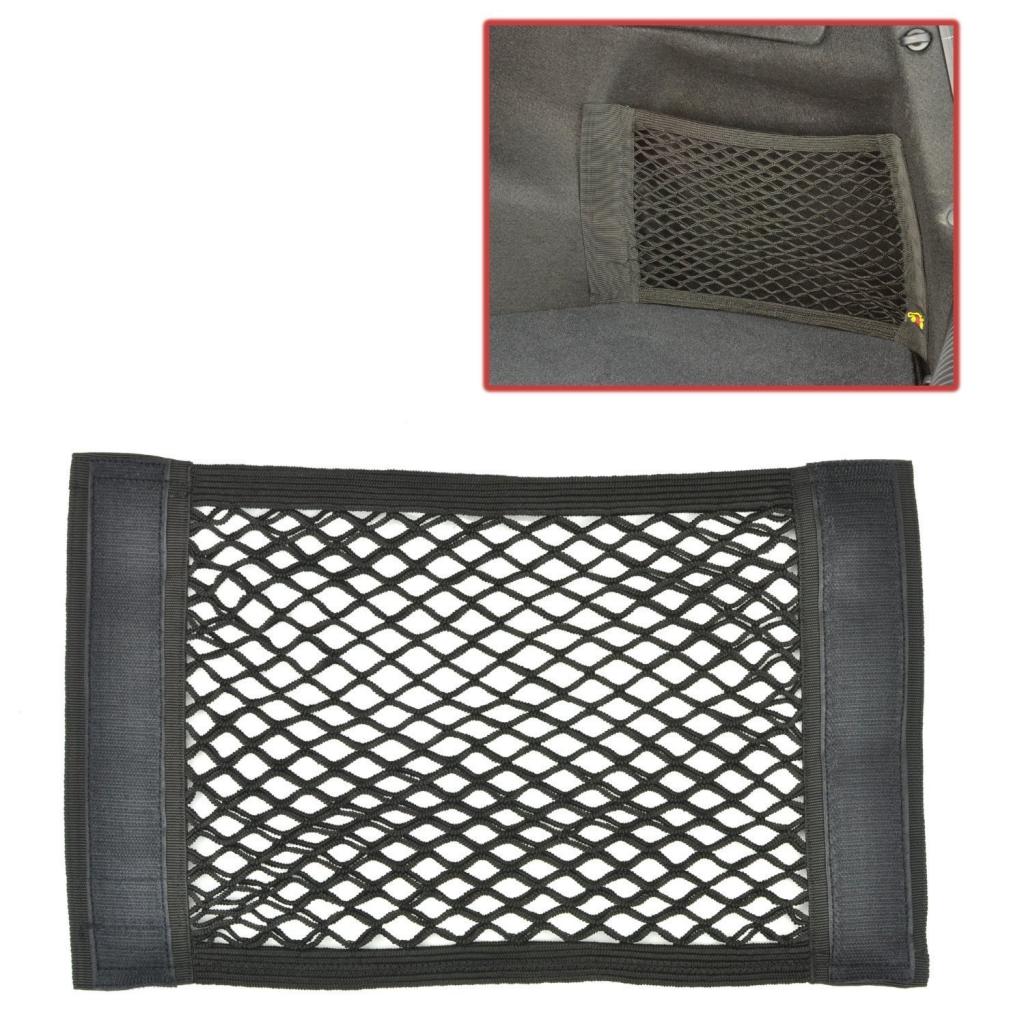 Universal Mesh Cargo Net Wall Sticker Organizer Pouch Bag Storage Mesh Net for Car Trunk, 370*220*5mm
