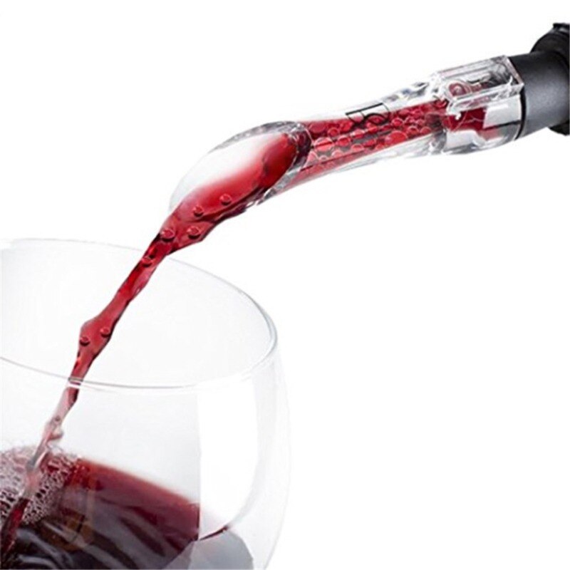 1Pc Acryl Beluchten Schenker Decanter Wijn Beluchter Tuit Pourer Draagbare Wijn Beluchter Schenker Wijn Accessoires Wijn Decanter