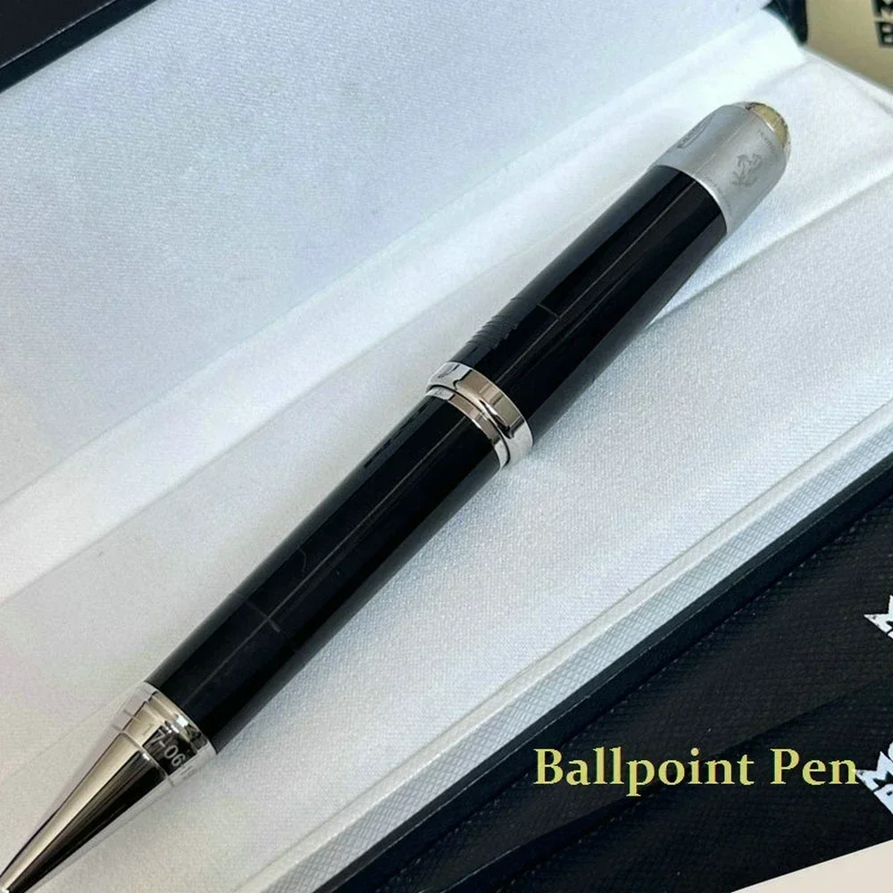 Collection MB Enz Feri Famous Red Fountain Pen Hollow-Carved Office Writing with Serial Number Rollerball Pen