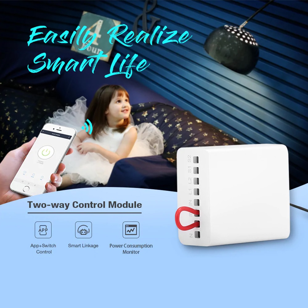 Xiaomi Aqara LLKZMK11LM módulo de Control bidireccional controlador de relé inalámbrico 2 canales de trabajo para la aplicación Mijia y el módulo de Control de Kit de Inicio
