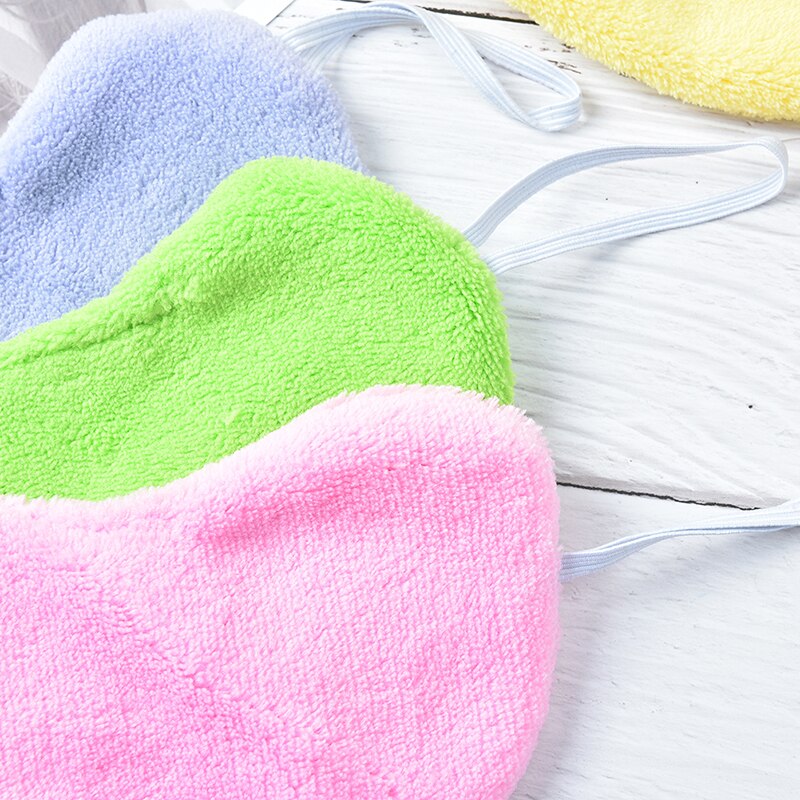 Zacht slaapmasker voor de ogen, dutje, pluche oogmasker, slaapmasker, zwart masker, verband voor de ogen, verzorgingstools, 1 st.