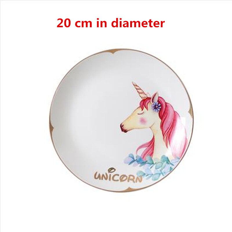 American country ceramic plate pendant, home restaurant, bar and hotel wall decoration crafts, animal pattern artwork: style  4