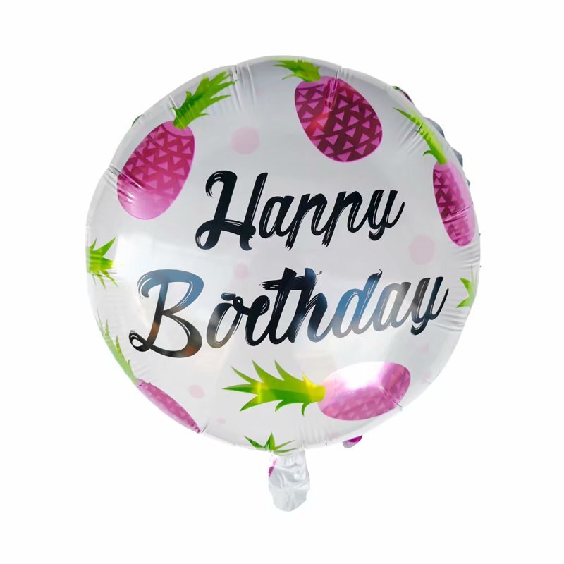 Ballon en feuille d'aluminium, Fruit, pastèque, ananas, Cactus, flamand rose, pour fête d'anniversaire, mariage, , Festival, jouet décoratif: Clair