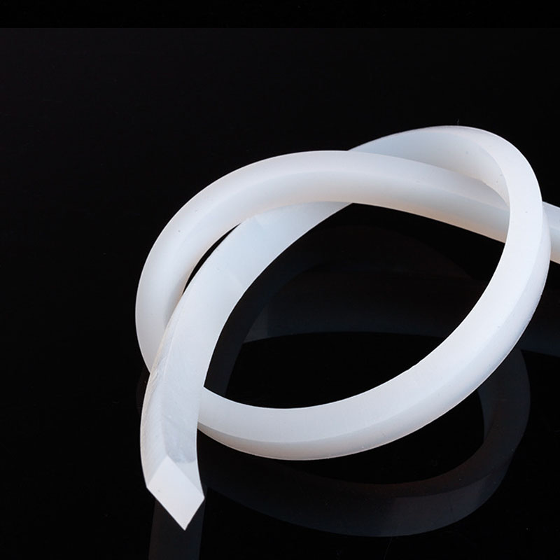 Solid Silicone Rubber Sealing Strip High Temperature Resistant Weatherstrip Square Bars for Mechanical Shock Absorption Welt