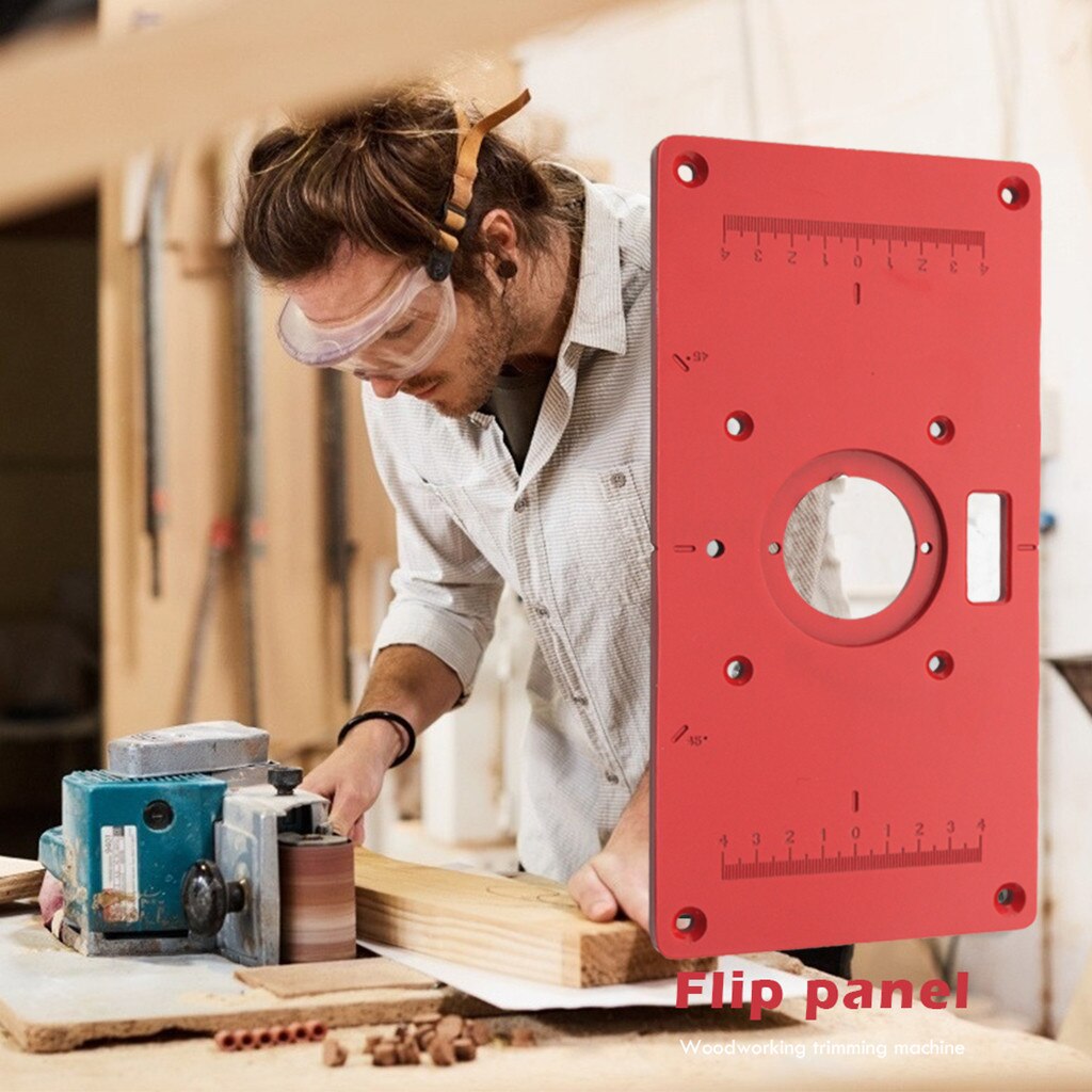 Woodworking Trimming Machine Flip Board Router Table Insert Plate trimming machine flip Board for Woodworking Benches Router