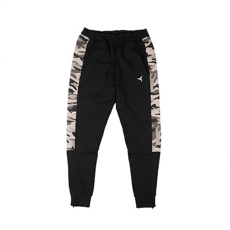 automne nouveaux hommes pantalons coton pantalons de survêtement salle de sport Fitness mince entraînement pantalon mâle crayon décontracté hommes pantalons Joggers vêtements de sport: Black Camouflage / M