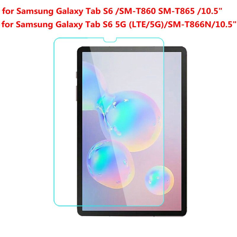 Gehard glas voor samsung galaxy tab  s6 5g sm -t860 t865 t866n t866 screenprotector 10.5 inch tab  s6 lite  p610 p615 tablet film: Sam  t860 t865