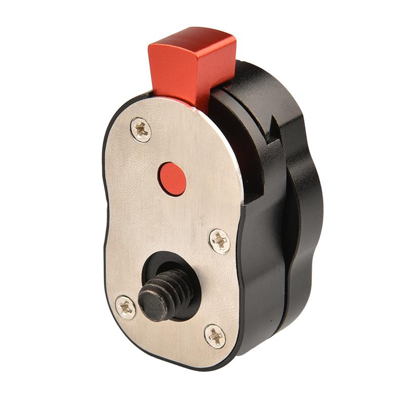 Mini-feldmonitor-schnellwechselplatte für lcd-monitor, magic arm, led-licht, kamera, camcorder, stativ, einbeinstativ