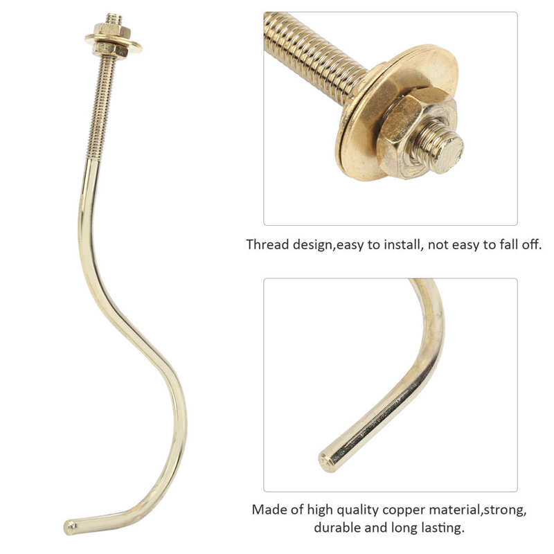 Krawędź stołu hak krawędziowy 2 zestaw miedziany Snooker stół bilardowy krawędź haczyki stojaki bilard dostawy bilard hak