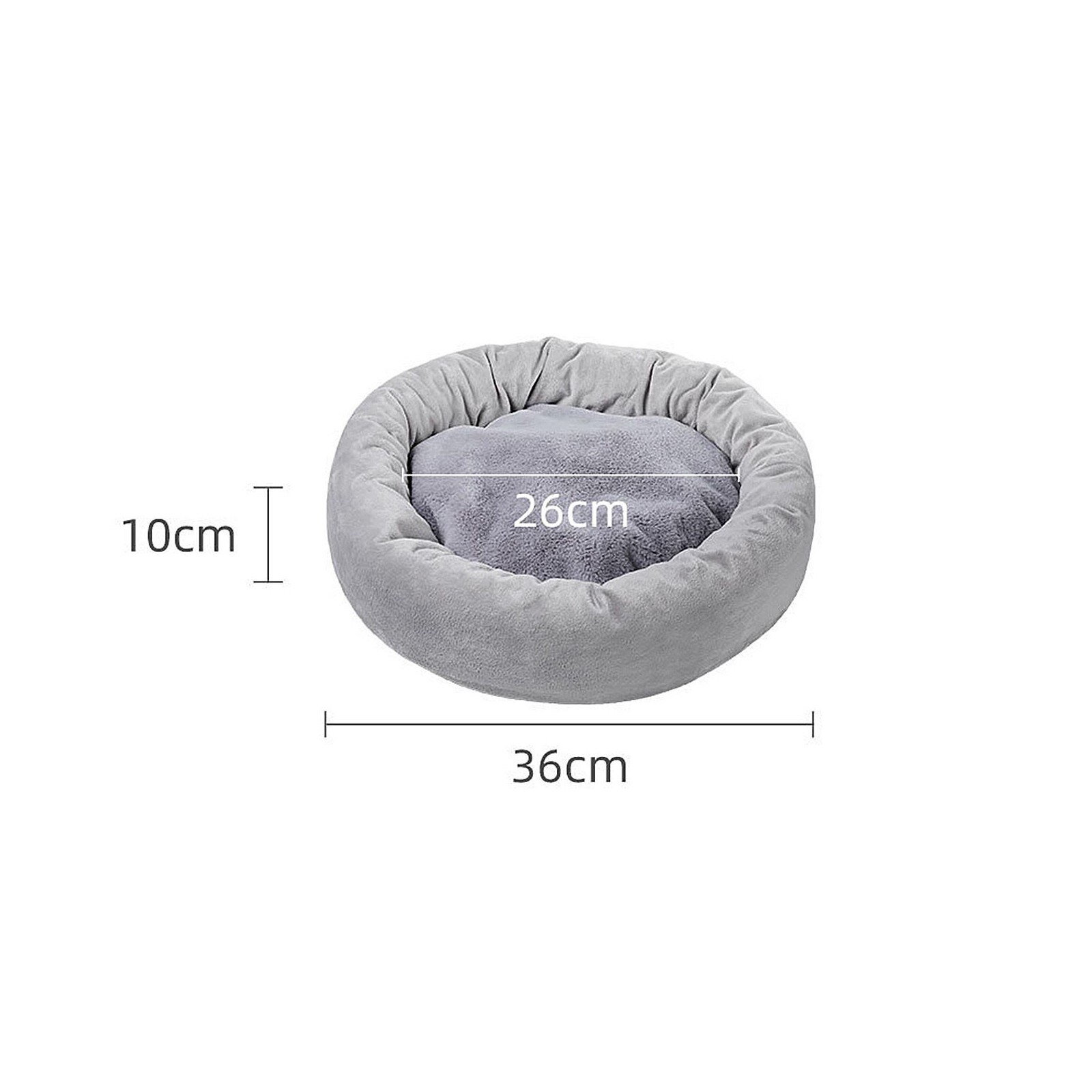 Doux rond en peluche hiver chien lit litière chat lit chiot coussin Chihuahua Teddy petit chien maison lit pour animaux de compagnie pour chiens chat # G30