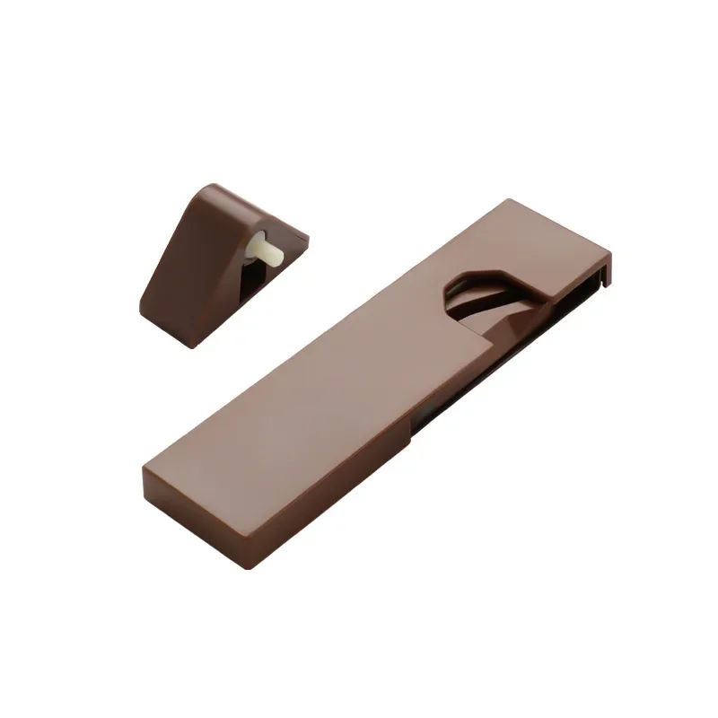 Left Side Cache Damping Door Stopper, Right Side Automatic Door Closer with Anti Pinch Function Door Stopper