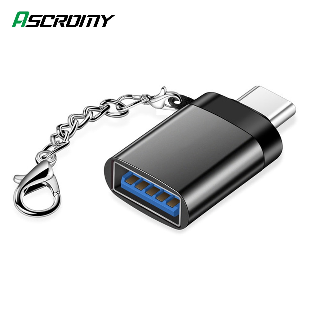 Usb C a Usb 3.0 Otg Tipo C Adattatore convertitore per Macbook pro Oneplus 7 pro 7 T di Un Più samsung S10 S9 S8 Huawei P20 pro di Tipo-C