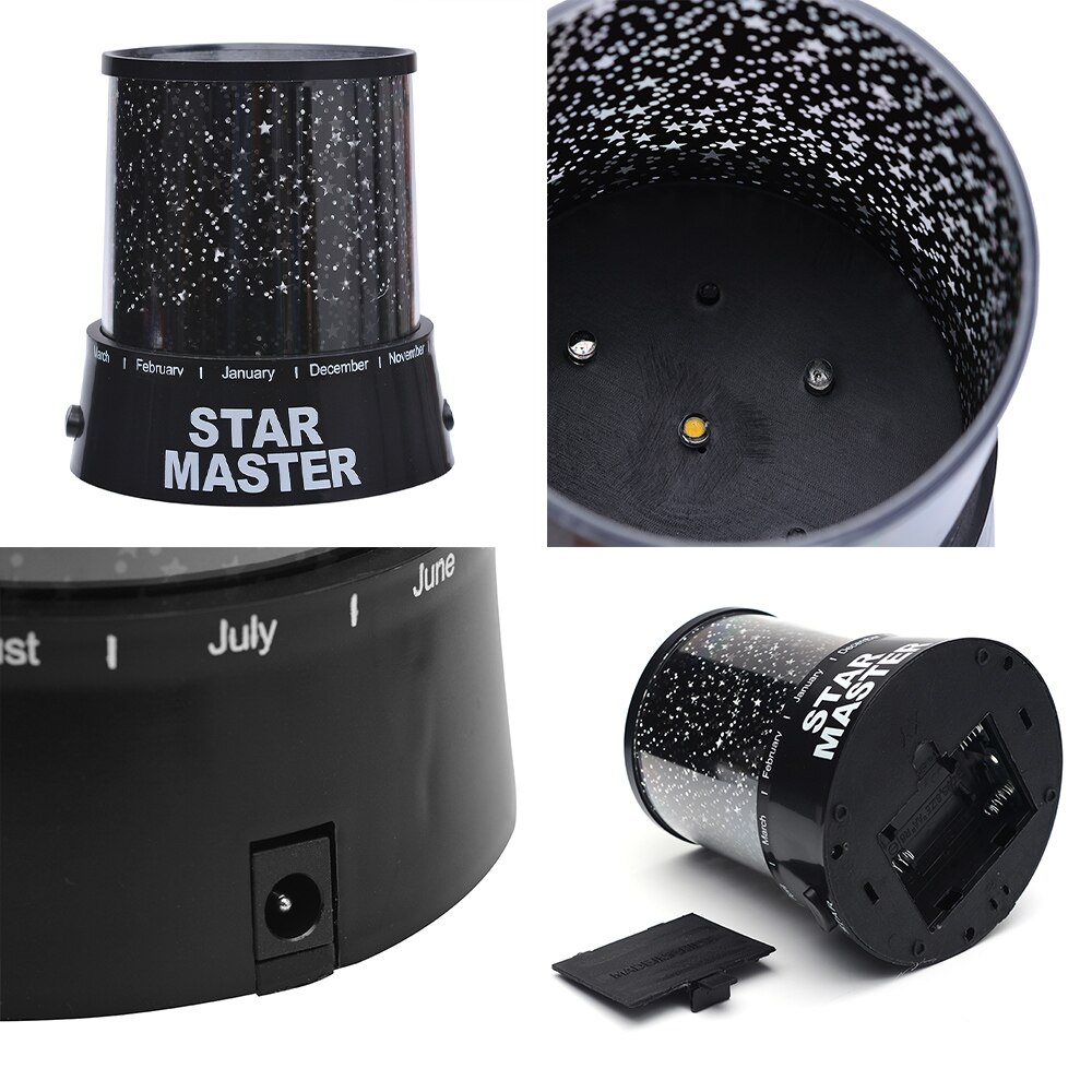LED Night Light Projector Starry Sky Star Moon Master Children Kids Baby Sleep Luminaria Colorful USB Projection Lamp Lights