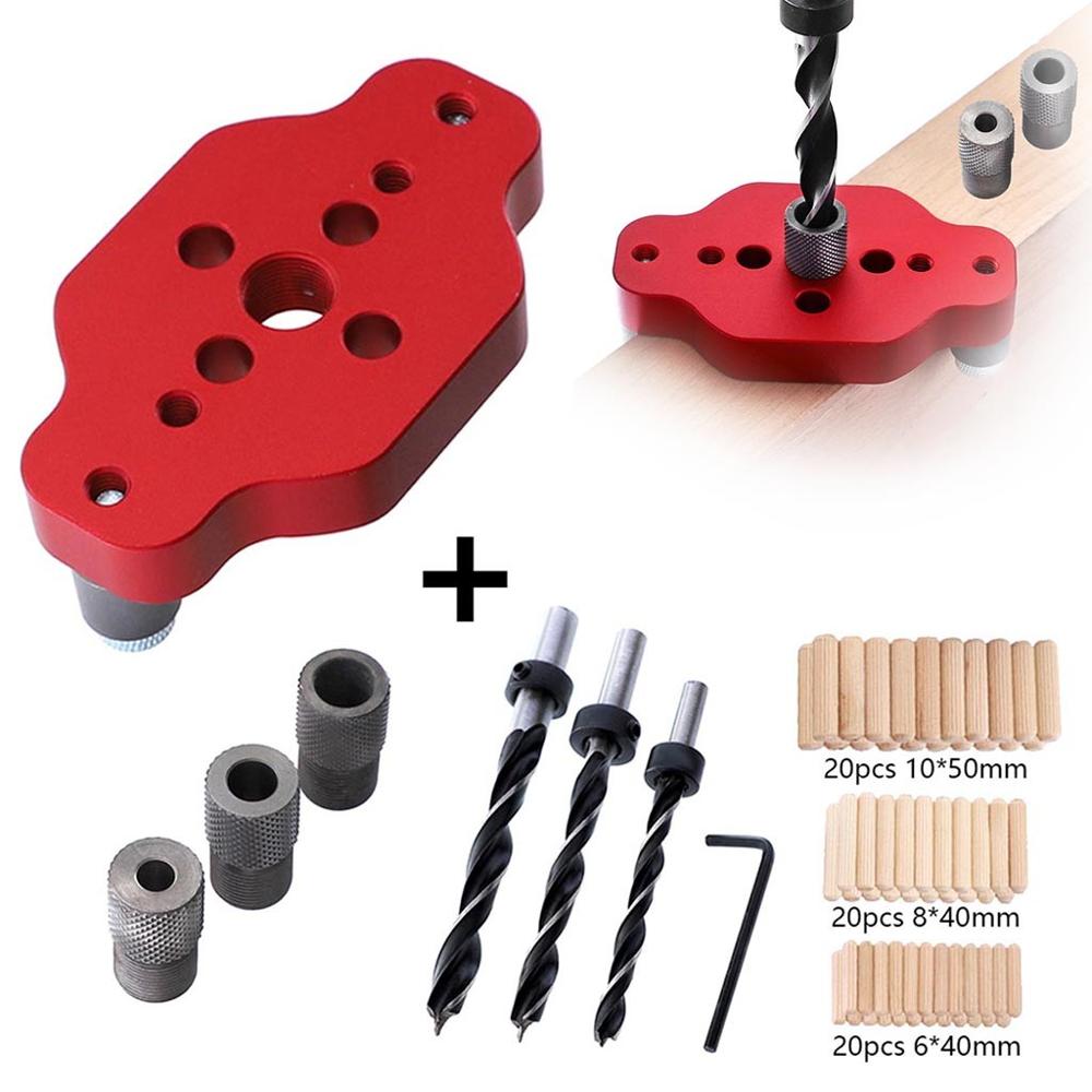 La lavorazione del legno Foro Diritto Forare Posizionatore Roundwood Forare Macchina Spille Bordo