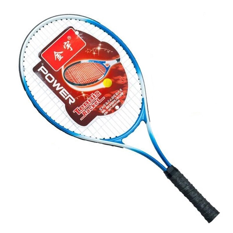 Raquette de Tennis débutant matériau carbone-titane léger Surface de raquette OS pour hommes femmes formation et apprentissage
