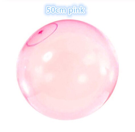 Magic Bubble Ball Blow Up Balloons Toy for Kids Adults Outdoor Funny Party Game 40CM/50CM/70CM: 50cm pink