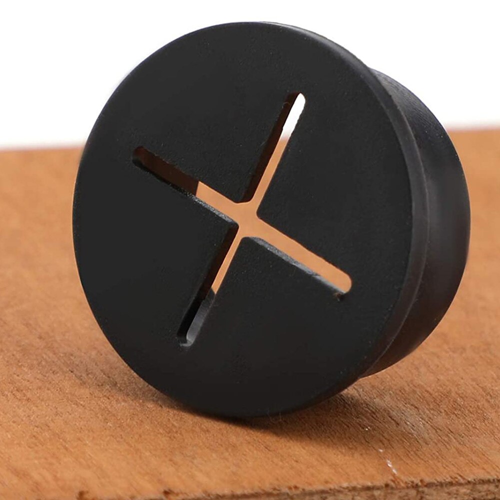 Silicone Cable Cord Grommet Rubber Cable Wire Hole Cover For Office Home Computer Desk Table TV Console PC Wire Cord Hole Cover